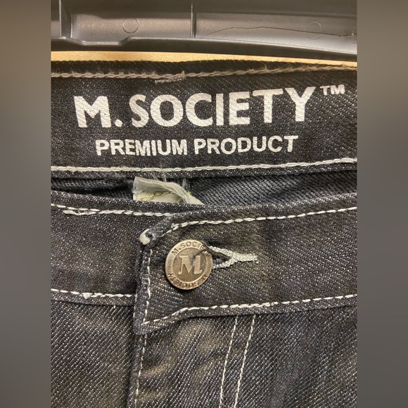 NWT M SOCIETY MEN FASHIONABLE JEANS SIZE 40 INSEAM 34 - Picture 5 of 7